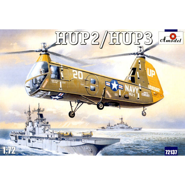 HUP-2/HUP-3 USAF helicopter Scale 1:72 Amodel AMO72137 Plastic Helicopter Model Kit