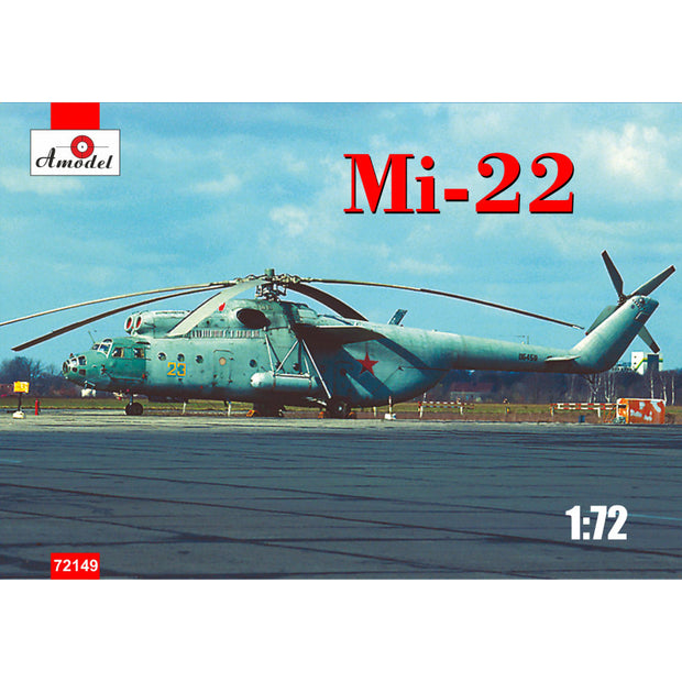 Soviet helicopter Mil Mi-22 Scale 1:72 Amodel AMO72149 Plastic Helicopter Model Kit