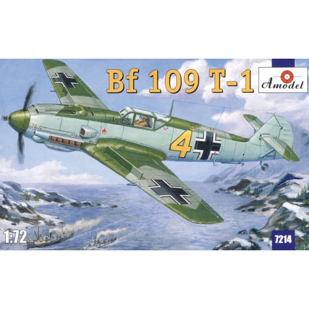 Messerschmitt Bf-109T-1 Scale 1:72 Amodel AMO7214 Scale Airplane Model Kit