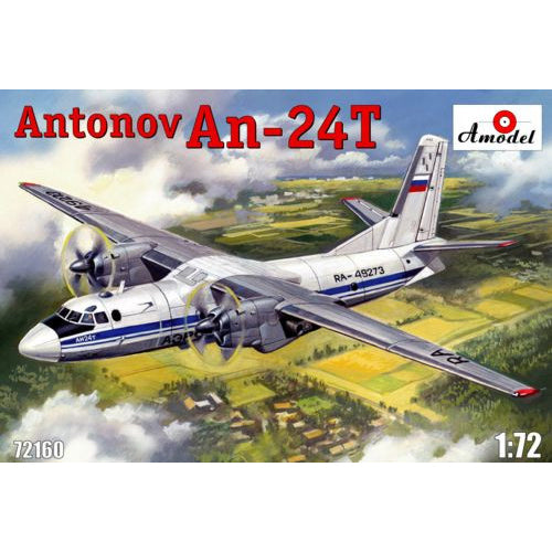 Antonov An-24T Scale 1:72 Amodel AMO72160 Plastic Airplane Model Kit