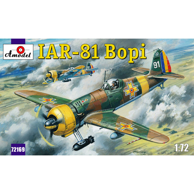IAR-81 'Bopi' Romanian fighter Scale 1:72 Amodel AMO72169 Plastic Airplane Model Kit