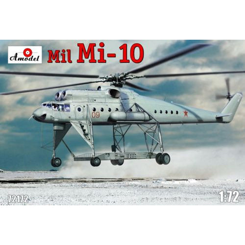 Mil Mi-10 Scale 1:72 Amodel AMO72172 Plastic Helicopter Model Kit