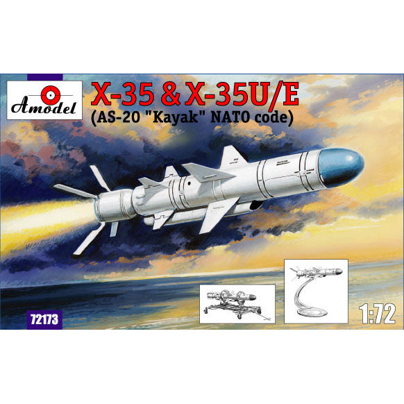Kh-35&Kh-35U/E (AS-20 Kayak) Soviet guided missile Scale 1:72 Amodel AMO72173 Plastic Airplane Model Kit
