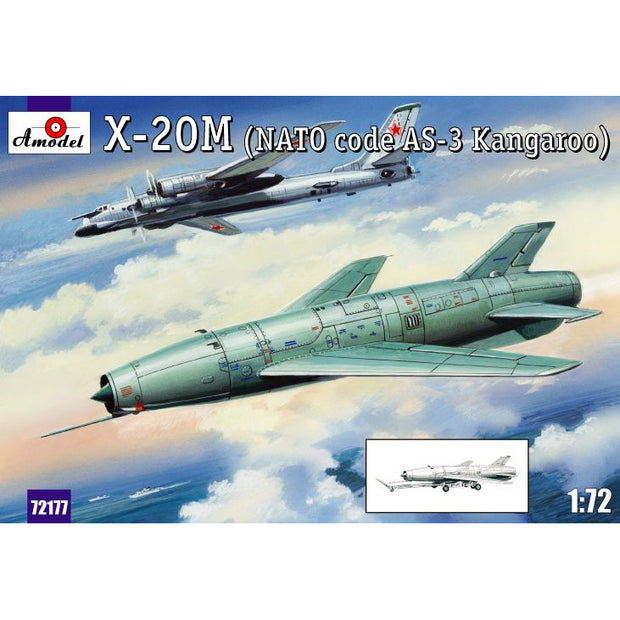 X-20M (AS-3 Kangaroo) Soviet guided missile Scale 1:72 Amodel AMO72177 Plastic Airplane Model Kit