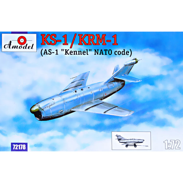 KS-1 / KRM-1 Soviet guided missile Scale 1:72 Amodel AMO72178 Plastic Airplane Model Kit