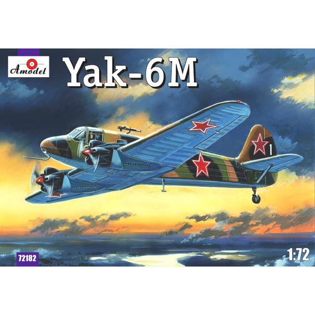 Yak-6M Soviet light transport aircraft Scale 1:72 Amodel AMO72182 Scale Airplane Model Kit