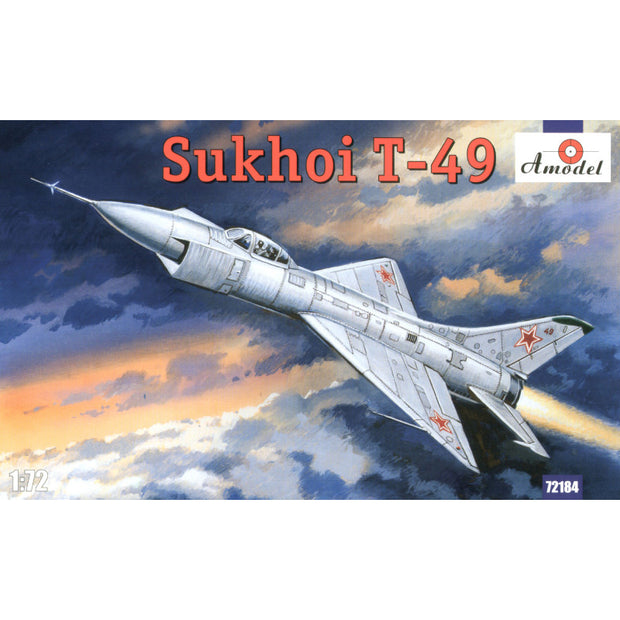 Sukhoi T-49 Soviet interceptor Scale 1:72 Amodel AMO72184 Scale Airplane Model Kit