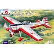 Yak-55 Soviet aerobatic aircraft Scale 1:72 Amodel AMO72192 Plastic Airplane Model Kit