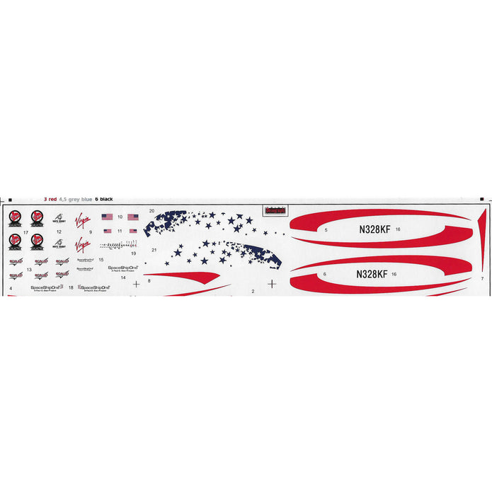 White Knight & SS1 Scale 1:72 Amodel AMO72201 Plastic Airplane Model Kit