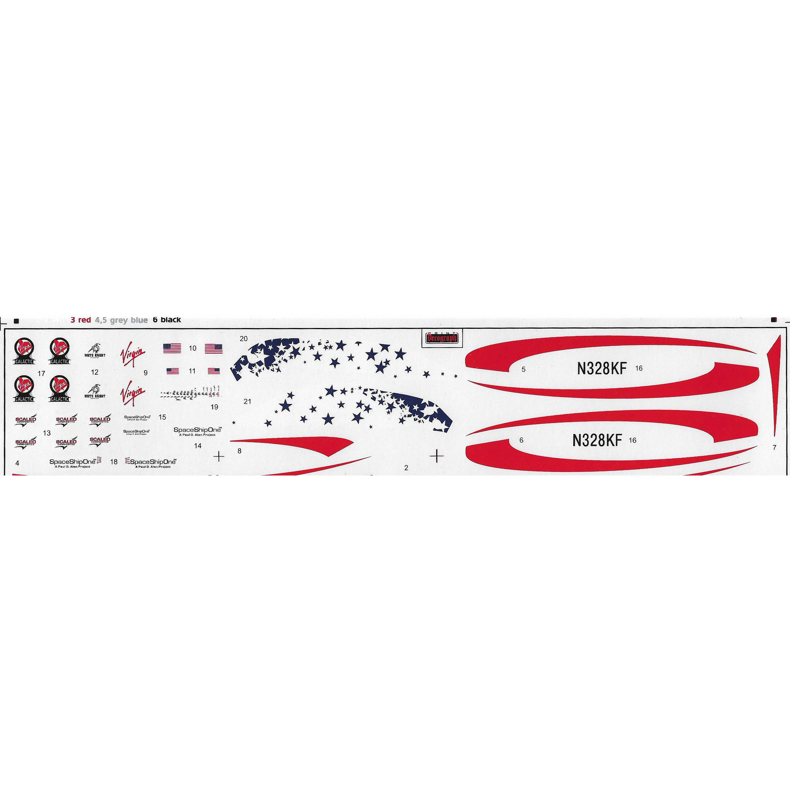White Knight & SS1 Scale 1:72 Amodel AMO72201 Plastic Airplane Model Kit