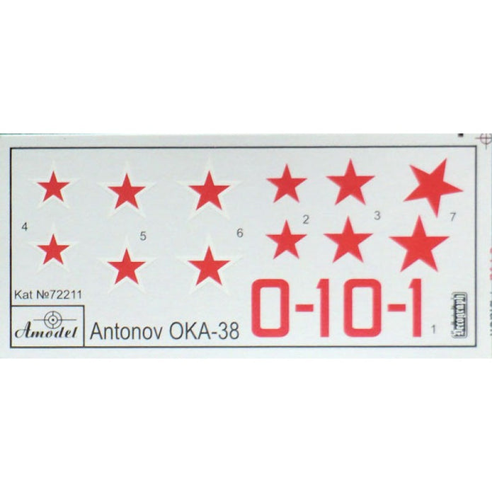 Antonov OKA-38 'Aist' Scale 1:72 Amodel AMO72211 Scale Airplane Model Kit