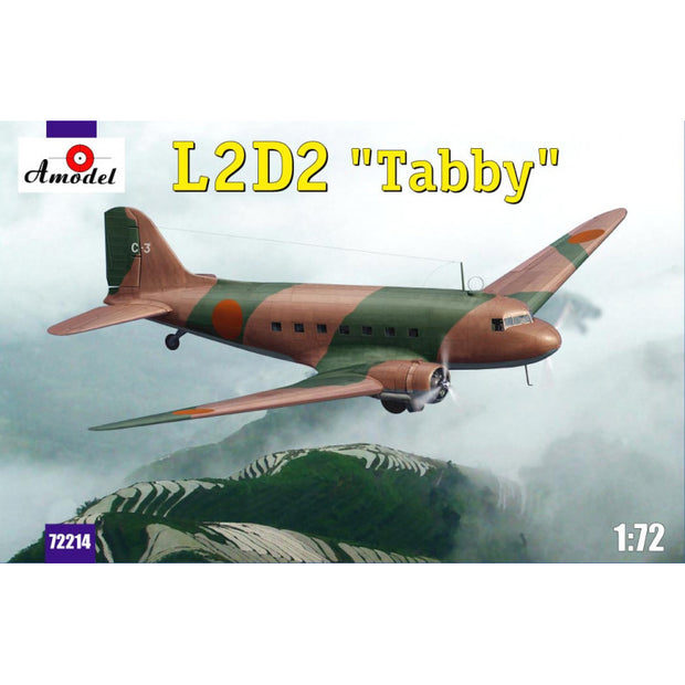 L2D2 "Taddy" Japan transport aircraft Scale 1:72 Amodel AMO72214 Scale Airplane Model Kit