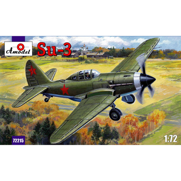 Sukhoi Su-3 Soviet fighter Scale 1:72 Amodel AMO72215 Scale Airplane Model Kit
