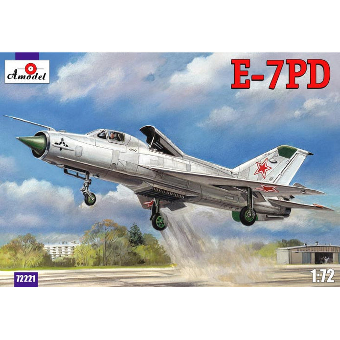 E-7PD Soviet aircraft Scale 1:72 Amodel AMO72221 Plastic Airplane Model Kit