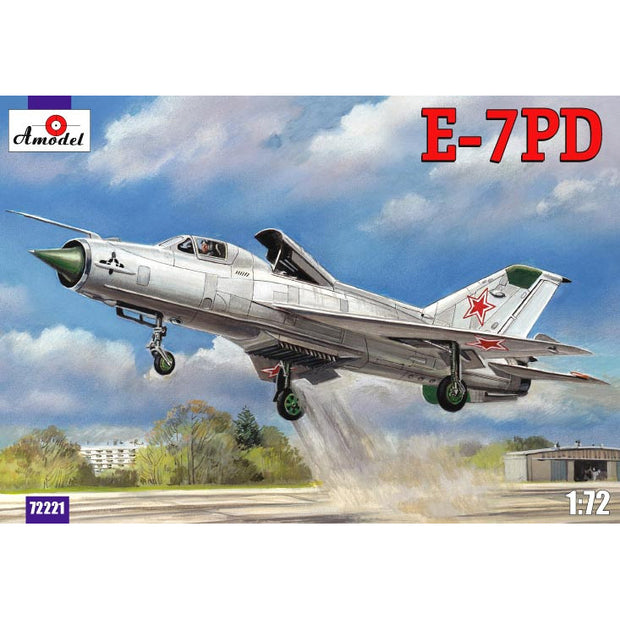 E-7PD Soviet aircraft Scale 1:72 Amodel AMO72221 Plastic Airplane Model Kit