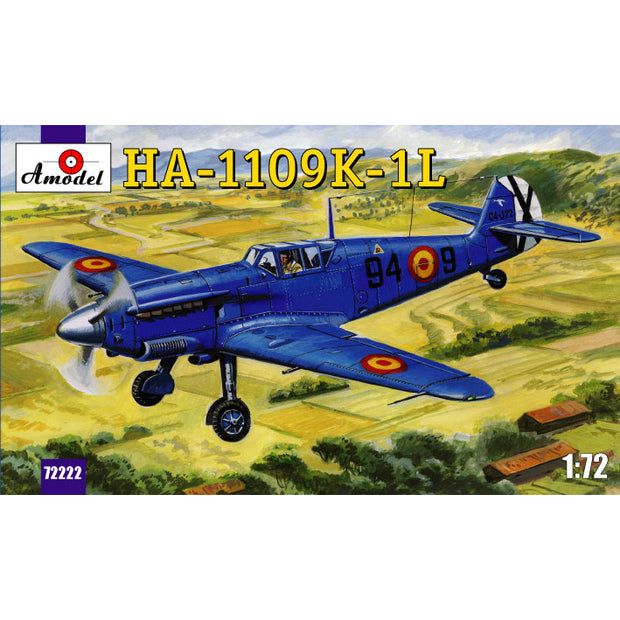 HA-1109-K1L Spanish fighter Scale 1:72 Amodel AMO72222 Plastic Airplane Model Kit