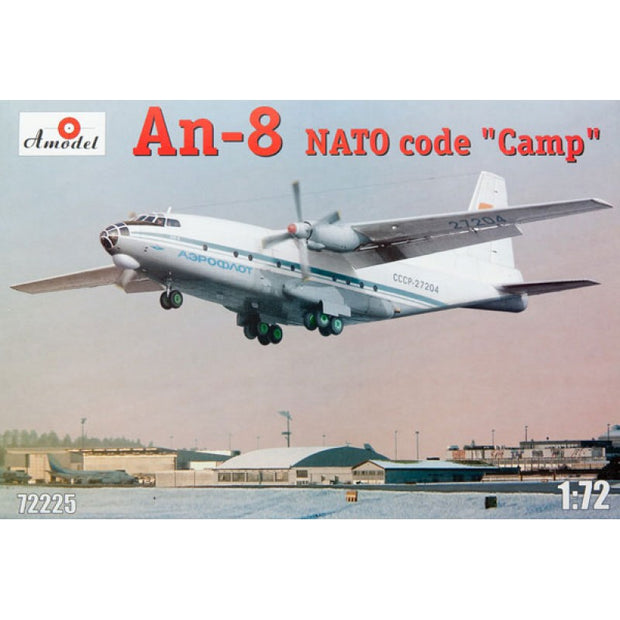 Antonov An-8 Aeroflot Scale 1:72 Amodel AMO72225 Plastic Airplane Model Kit