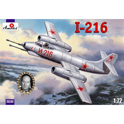 Alekseyev I-216 Scale 1:72 Amodel AMO72237 Plastic Airplane Model Kit