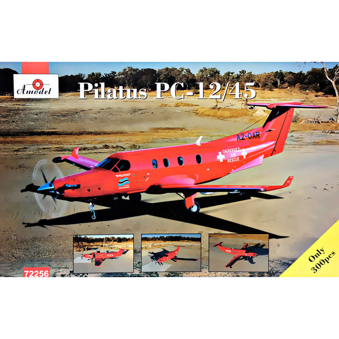 Pilatus PS-12/45 (Okavango Air Rescue) Scale 1:72 Amodel AMO72256 Plastic Airplane Model Kit