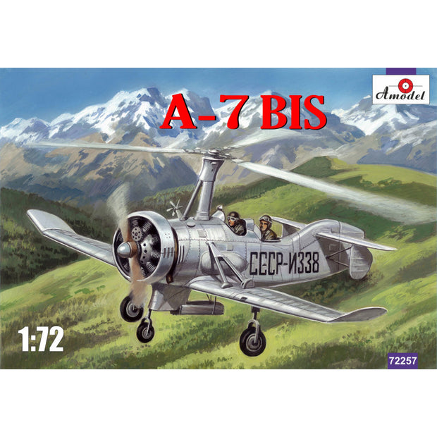 A-7bis Soviet autogiro Scale 1:72 Amodel AMO72257 Scale Airplane Model Kit