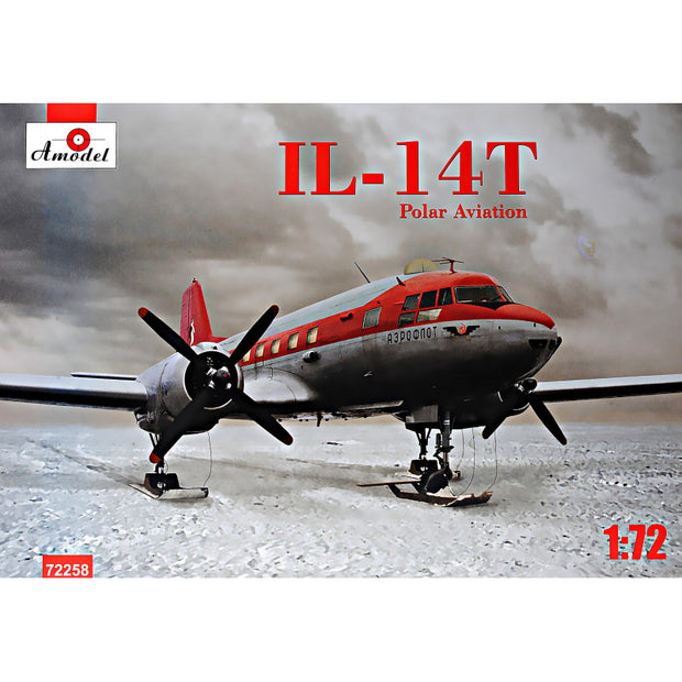 Ilyushin IL-14T, polar aviation Scale 1:72 Amodel AMO72258 Scale Airplane Model Kit