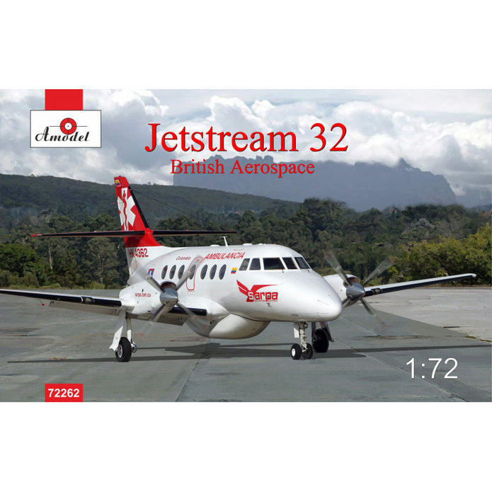 Jetstream 32 British airliner Scale 1:72 Amodel AMO72262 Scale Airplane Model Kit