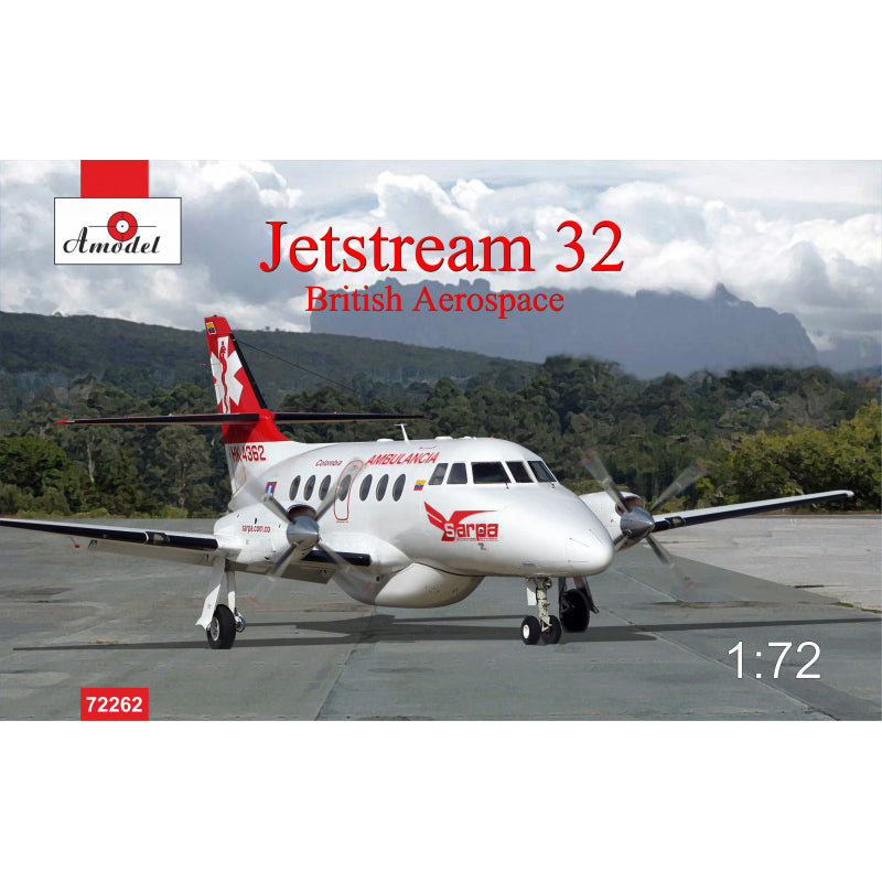 Jetstream 32 British airliner Scale 1:72 Amodel AMO72262 Scale Airplane Model Kit