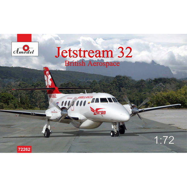 Jetstream 32 British airliner Scale 1:72 Amodel AMO72262 Scale Airplane Model Kit