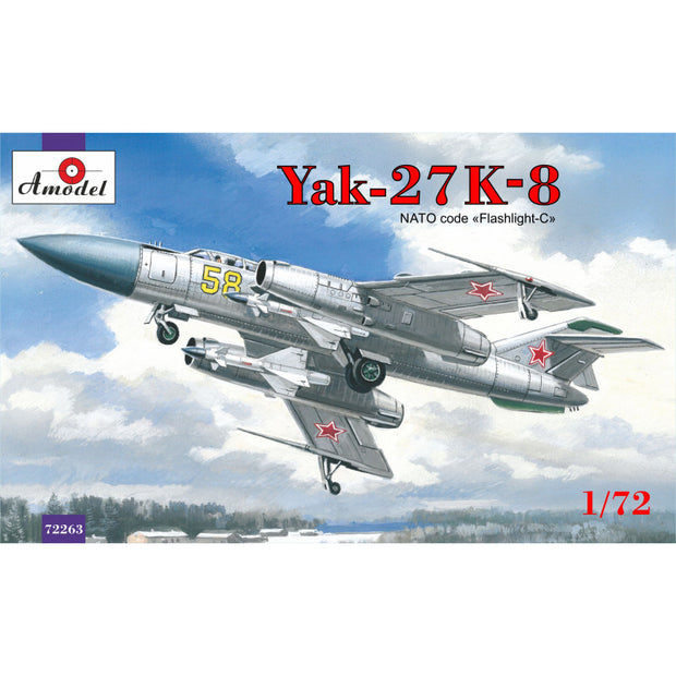 Yakovlev Yak-27 K-8 Scale 1:72 Amodel AMO72263 Scale Airplane Model Kit