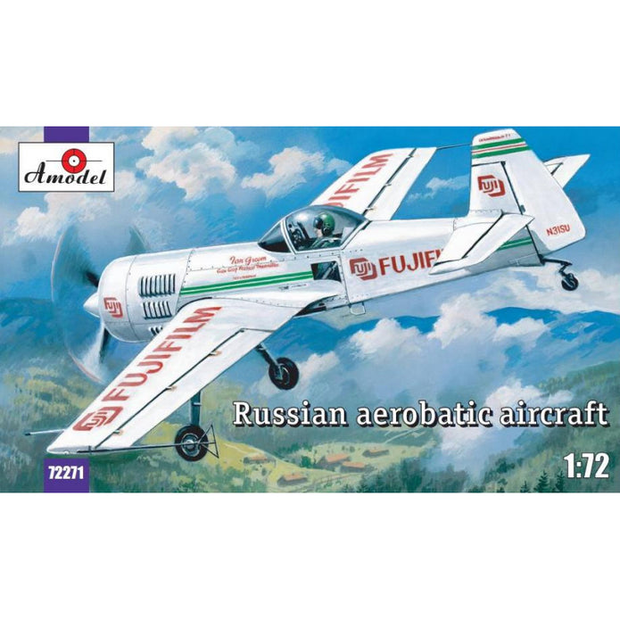 Sukhoi Su-31 Russian aerobatic aircraft Scale 1:72 Amodel AMO72271 Plastic Airplane Model Kit