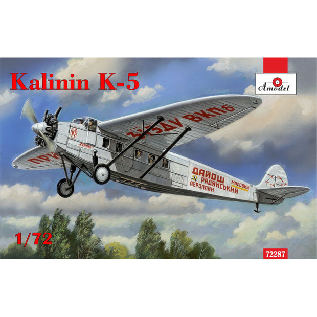 Kalinin K-5 Scale 1:72 Amodel AMO72287 Plastic Airplane Model Kit