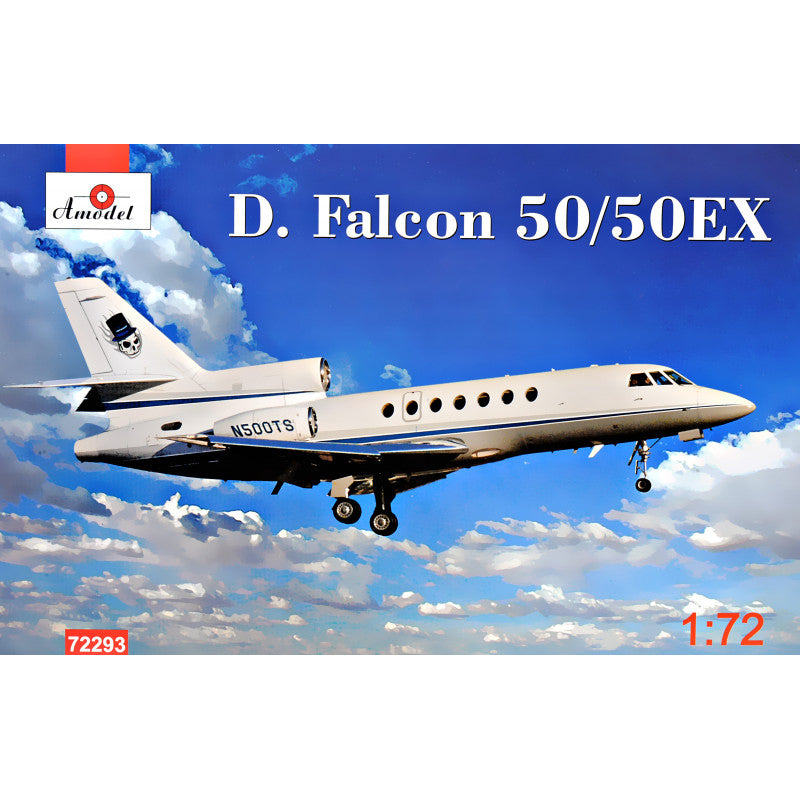 Dassault Falcon 50/50EX Scale 1:72 Amodel AMO72293 Plastic Airplane Model Kit