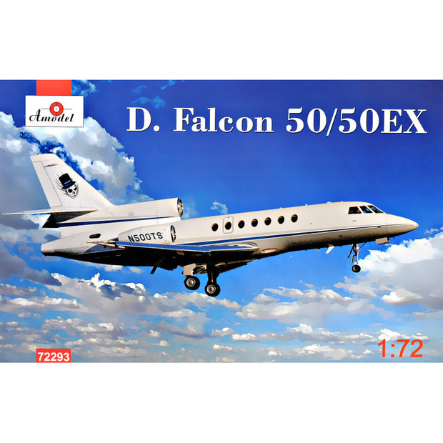 Dassault Falcon 50/50EX Scale 1:72 Amodel AMO72293 Plastic Airplane Model Kit