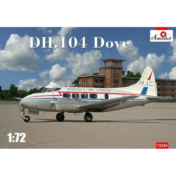 DH.104 "Dove" Scale 1:72 Amodel AMO72294 Plastic Airplane Model Kit