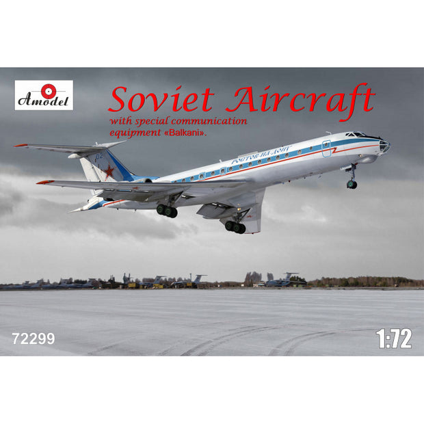 Tupolev Tu-134AK with eqipment 'Balkani' Scale 1:72 Amodel AMO72299 Scale Model Kit
