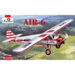 AIR-6 light civil aircraft Scale 1:72 Amodel AMO72306 Plastic Airplane Model Kit
