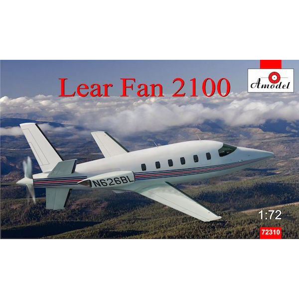 Lear fan 2100 Scale 1:72 Amodel AMO72310 Plastic Airplane Model Kit