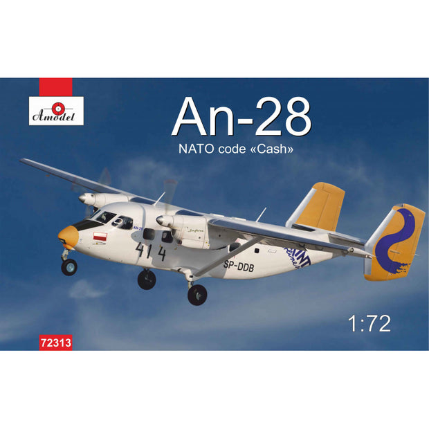 Antonov An-28 Polish version Scale 1:72 Amodel AMO72313 Plastic Airplane Model Kit