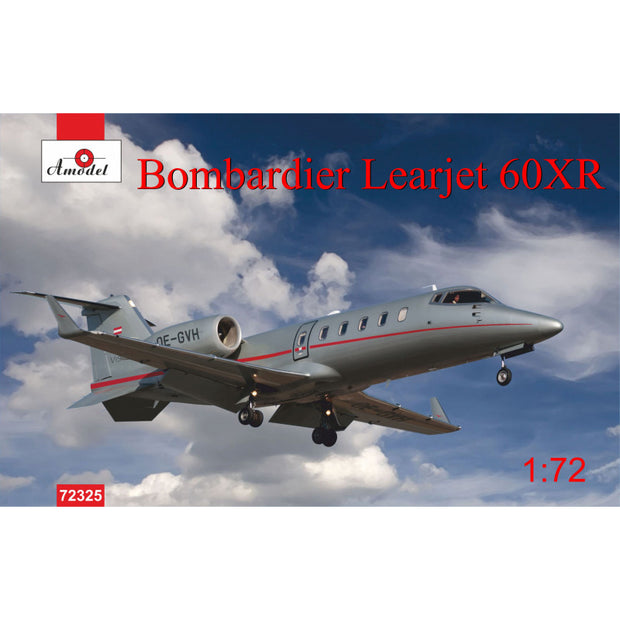 Bombardier Learjet 60XR Scale 1:72 Amodel AMO72325 Plastic Airplane Model Kit