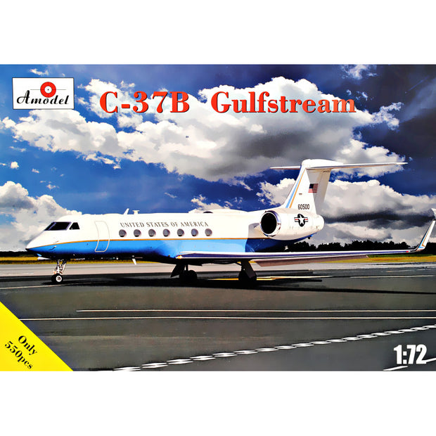 Business class aircraft C-37b Gulfstream Scale 1:72 Amodel AMO72327 Plastic Airplane Model Kit