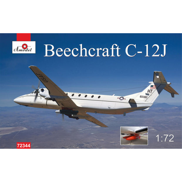 Beechcraft C-12J Scale 1:72 Amodel AMO72344 Plastic Airplane Model Kit
