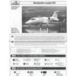 Bombardier Learjet 55C Scale 1:72 Amodel AMO72348 Plastic Airplane Model Kit