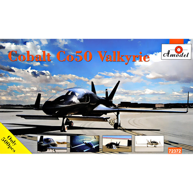 experimental aircraft Cobalt Co50 Valkyrie Scale 1:72 Amodel AMO72372 Plastic Airplane Model Kit