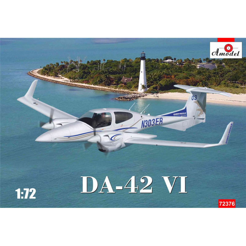 Diamond DA42 VI Scale 1:72 Amodel AMO72376 Plastic Airplane Model Kit