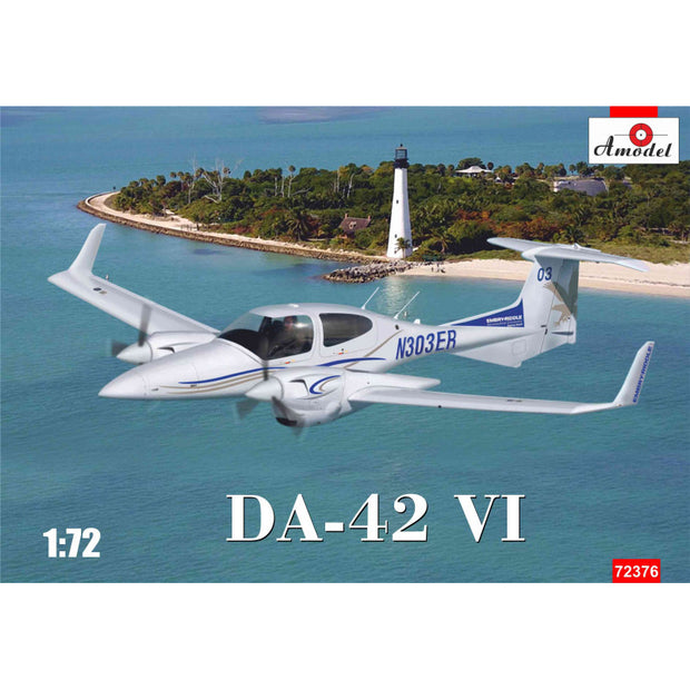 Diamond DA42 VI Scale 1:72 Amodel AMO72376 Plastic Airplane Model Kit