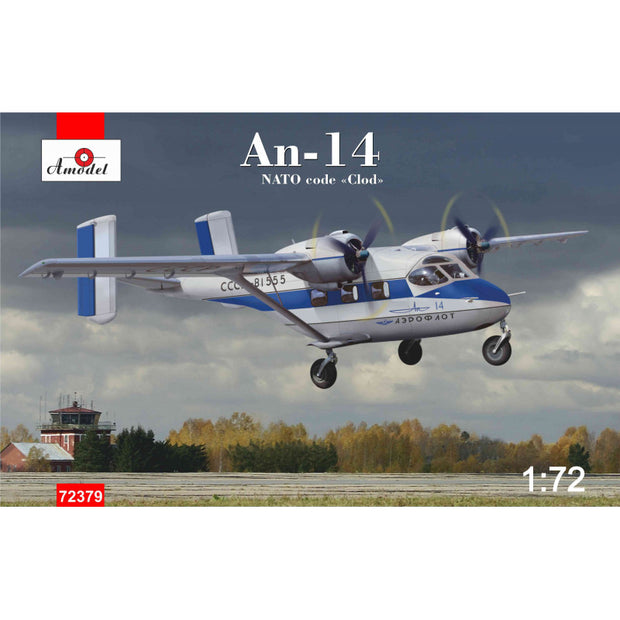 An-14 NATO code "Clod" Scale 1:72 Amodel AMO72379 Plastic Airplane Model Kit