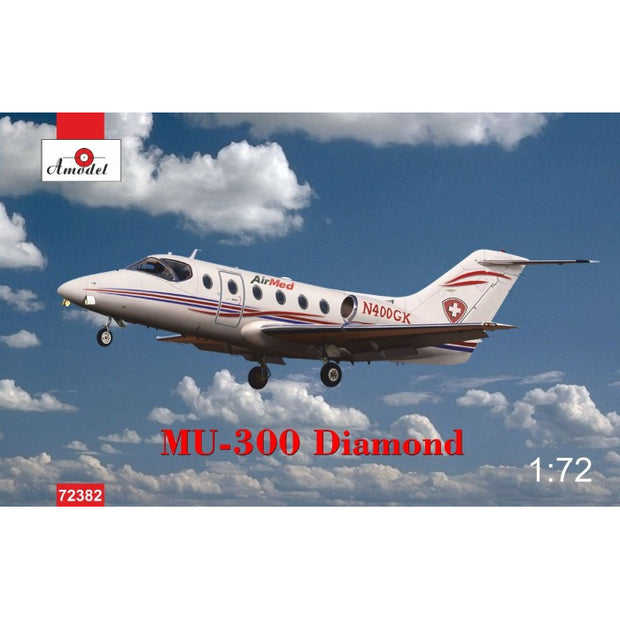 Aircraft MU-300 Diamond Scale 1:72 Amodel AMO72382 Plastic Airplane Model Kit