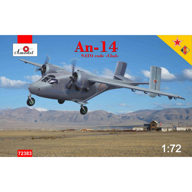 An-14 NATO code "Clod" Scale 1:72 Amodel AMO72383 Plastic Airplane Model Kit