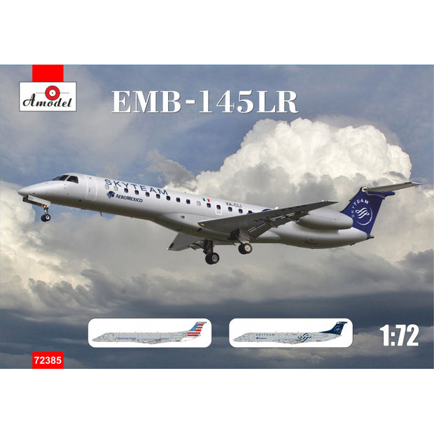 Passenger aircraft EMB-145LR Scale 1:72 Amodel AMO72385 Plastic Airplane Model Kit