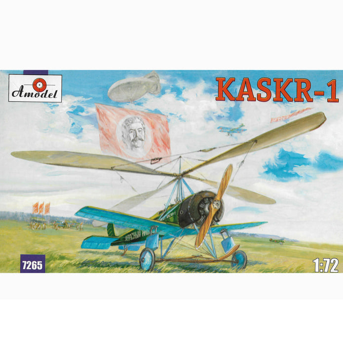 KASKR-1 Soviet autogiro Scale 1:72 Amodel AMO7265 Plastic Airplane Model Kit